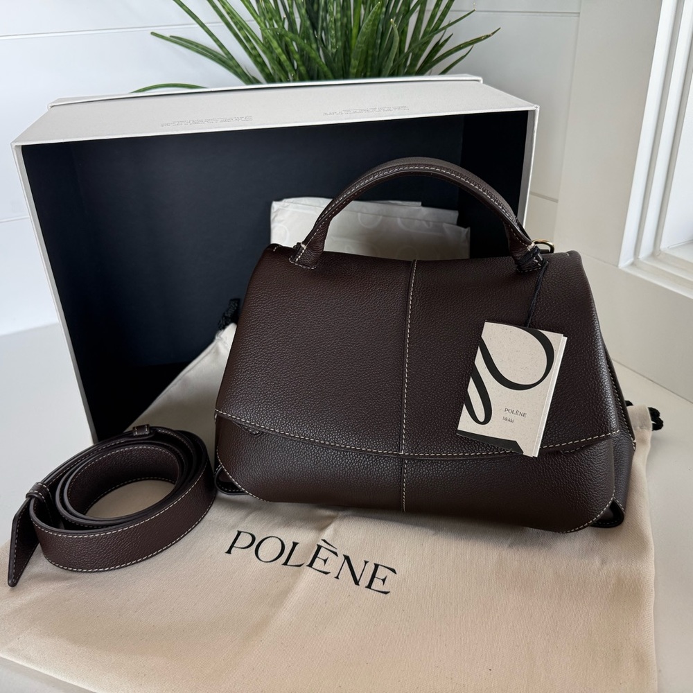 Polène Mokki Bag – Ebony | Full Set | Authentic